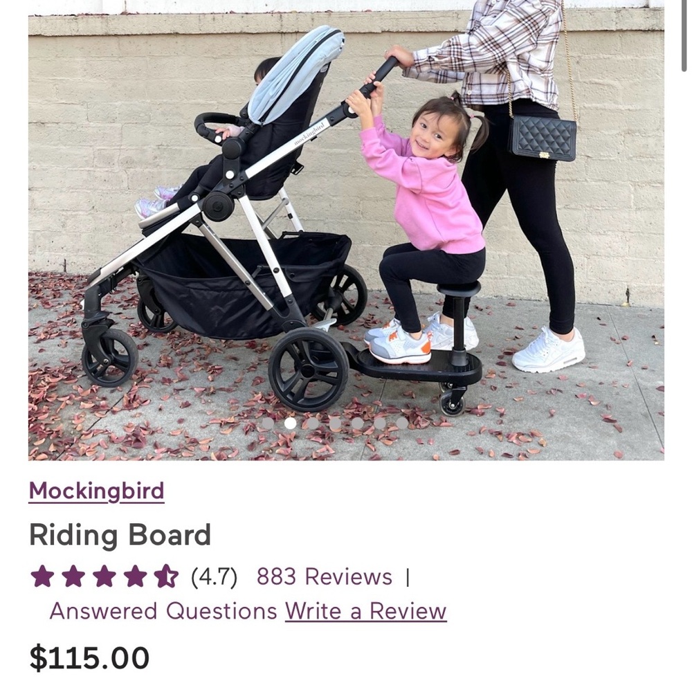 Riding Board - Black